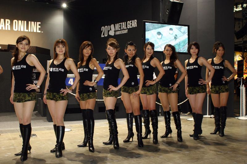 tokyo game show tgs 2007 booth